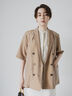 エシカルシャンブレーダブルジャケット（セットアップ可）（接触冷感）《2025summer catalog item》（ベージュ）｜Te chichi CLASSIC（テチチ クラシック）通販