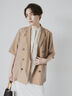 エシカルシャンブレーダブルジャケット（セットアップ可）（接触冷感）《2025summer catalog item》（ベージュ）｜Te chichi CLASSIC（テチチ クラシック）通販