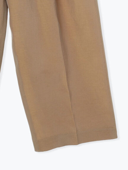 エシカルシャンブレーイージーワイドパンツ（セットアップ可）（接触冷感）《2025summer catalog item》（ベージュ）｜Te chichi CLASSIC（テチチ クラシック）通販