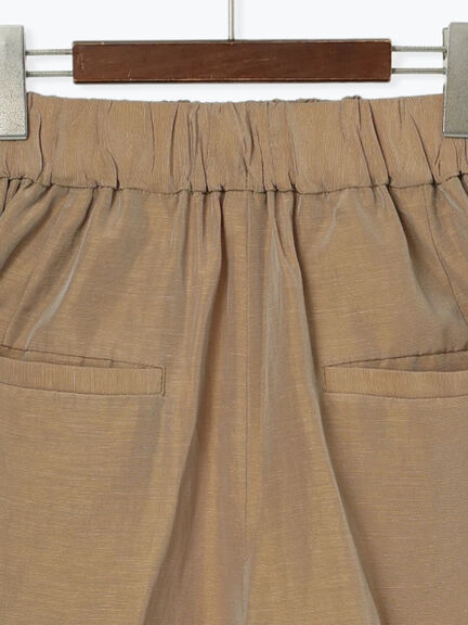 エシカルシャンブレーイージーワイドパンツ（セットアップ可）（接触冷感）《2025summer catalog item》（ベージュ）｜Te chichi CLASSIC（テチチ クラシック）通販