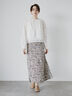 【DEVEAUX】ボタニカルプリントスカート（セットアップ可）《2025summer catalog item》（ベージュ）｜Te chichi CLASSIC（テチチ クラシック）通販