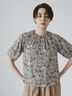 【DEVEAUX】ボタニカルプリントブラウス（セットアップ可）《2025summer catalog item》（ベージュ）｜Te chichi CLASSIC（テチチ クラシック）通販