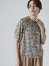 【DEVEAUX】ボタニカルプリントブラウス（セットアップ可）《2025summer catalog item》（ベージュ）｜Te chichi CLASSIC（テチチ クラシック）通販