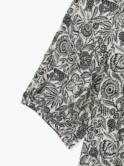 【DEVEAUX】ボタニカルプリントブラウス（セットアップ可）《2025summer catalog item》（ベージュ）｜Te chichi CLASSIC（テチチ クラシック）通販