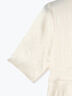 【JAPAN FABRIC】リンクルアセテートサテンペプラムブラウス《2025summer catalog item》（オフホワイト）｜Te chichi CLASSIC（テチチ クラシック）通販