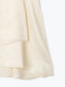 【JAPAN FABRIC】リンクルアセテートサテンペプラムブラウス《2025summer catalog item》（オフホワイト）｜Te chichi CLASSIC（テチチ クラシック）通販