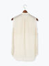 【JAPAN FABRIC】箔ドットジャガードラッフルヨークブラウス《2025summer catalog item》（ベージュ）｜Te chichi CLASSIC（テチチ クラシック）通販
