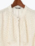 【JAPAN FABRIC】箔ドットジャガードラッフルヨークブラウス《2025summer catalog item》（ベージュ）｜Te chichi CLASSIC（テチチ クラシック）通販