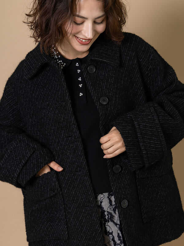 ロービングカルゼミドルコート《2025winter catalog item》（ブラック