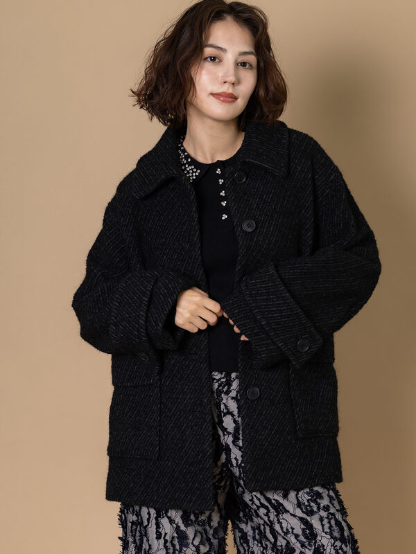 ロービングカルゼミドルコート《2025winter catalog item》（ブラック