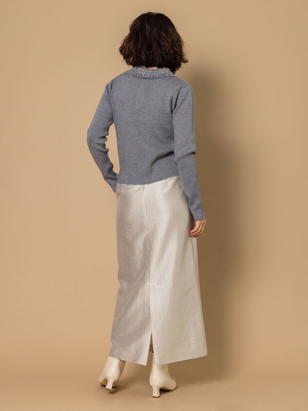セール】 ブライトストライプナロースカート《2025winter catalog item