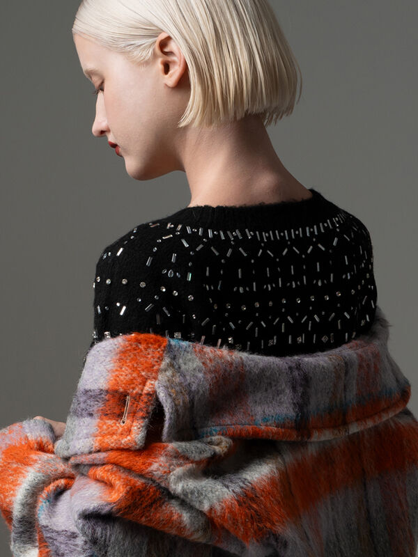 セール】 ビジューフェアアイルニット《2025winter catalog item