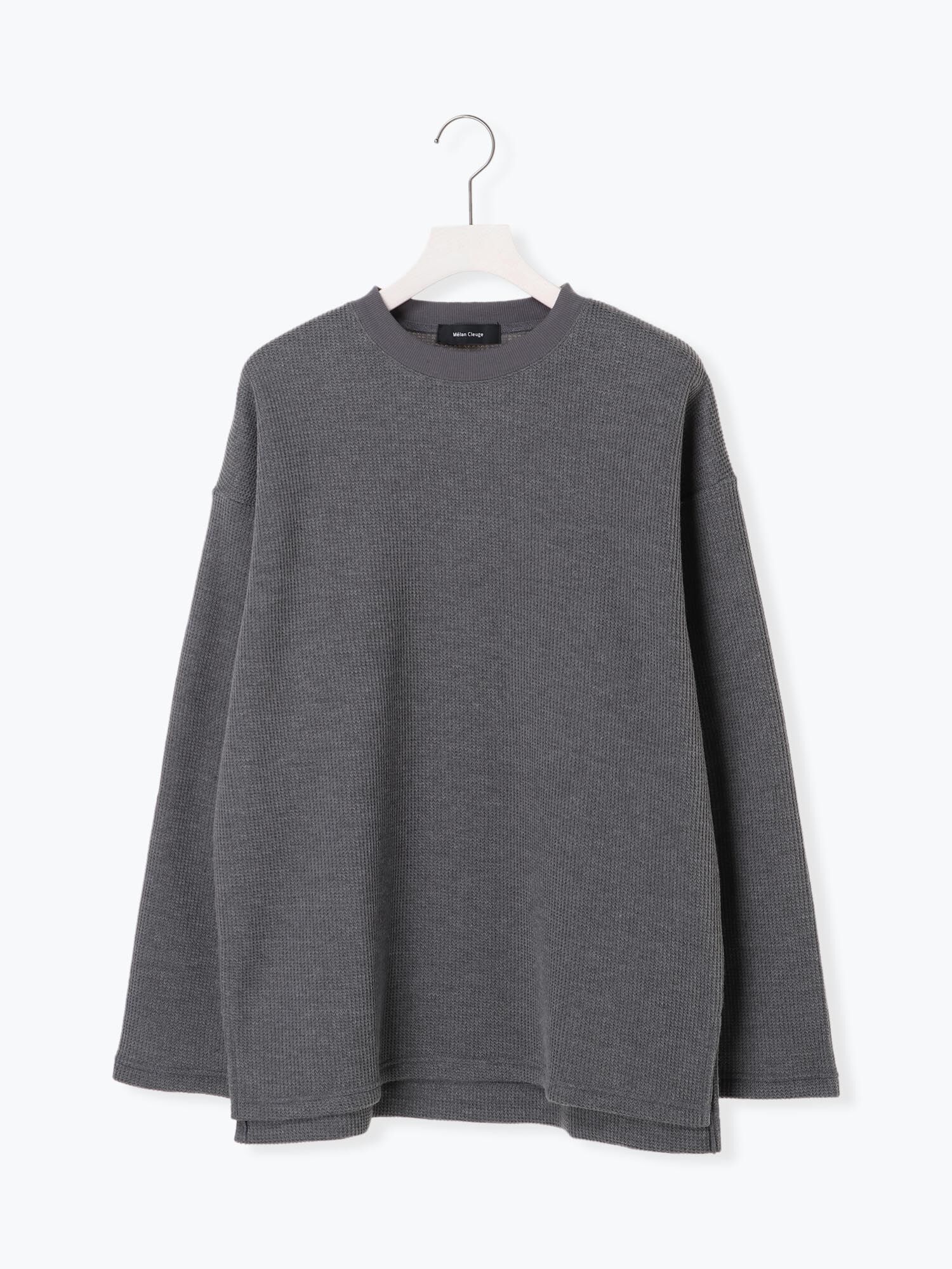 セール 裏起毛ニットタッチプルオーバー オフホワイト グレー ブラック トップス Melan Cleuge Men メランクルージュ メン 公式通販