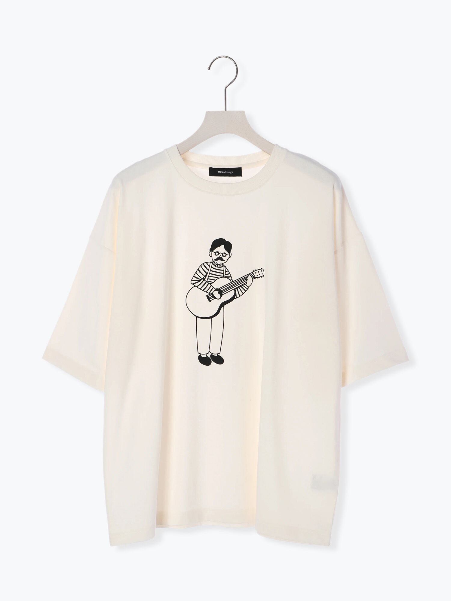 セール メランおじさん ギターtシャツ オフホワイト モカ グリーン カーキ トップス Melan Cleuge Men メランクルージュ メン 公式通販
