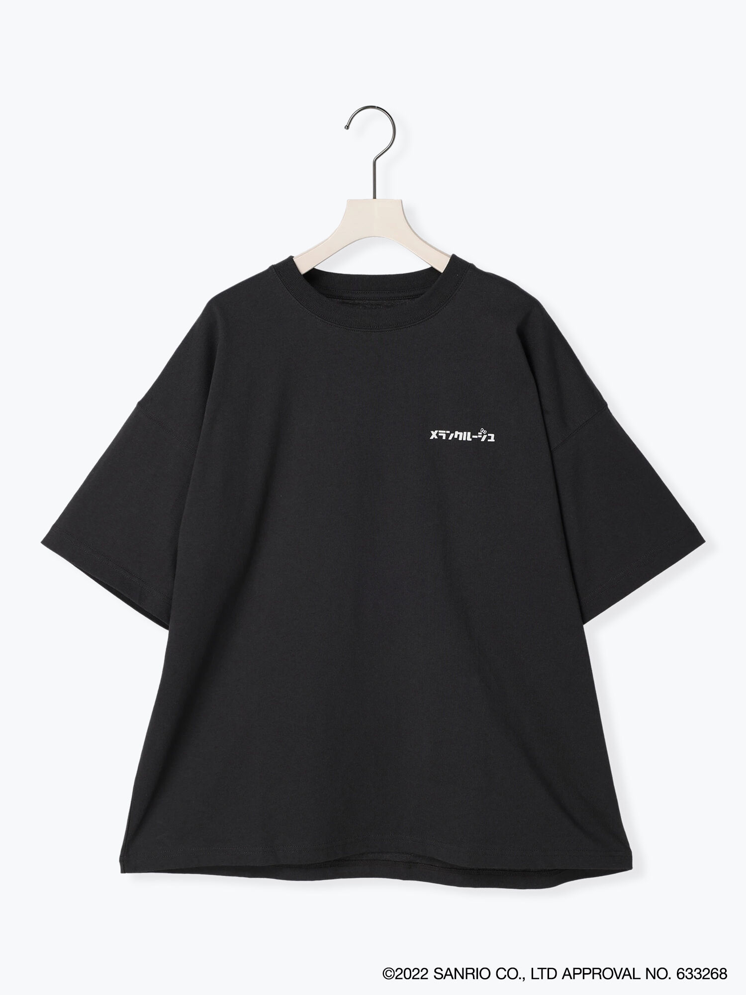 ハローキティ メランおじさん バックプリントtシャツ チャコールグレー トップス Tシャツ Melan Cleuge Men メランクルージュ メン 公式通販