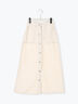 バックレースアップベイカースカート（オフホワイト）｜Melan Cleuge women（メランクルージュ　ウィメン）通販