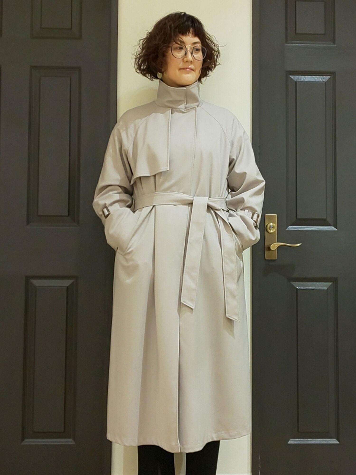 スタンドネックコート グレー ベージュ ミント アウター Melan Cleuge Women メランクルージュ ウィメン 公式通販