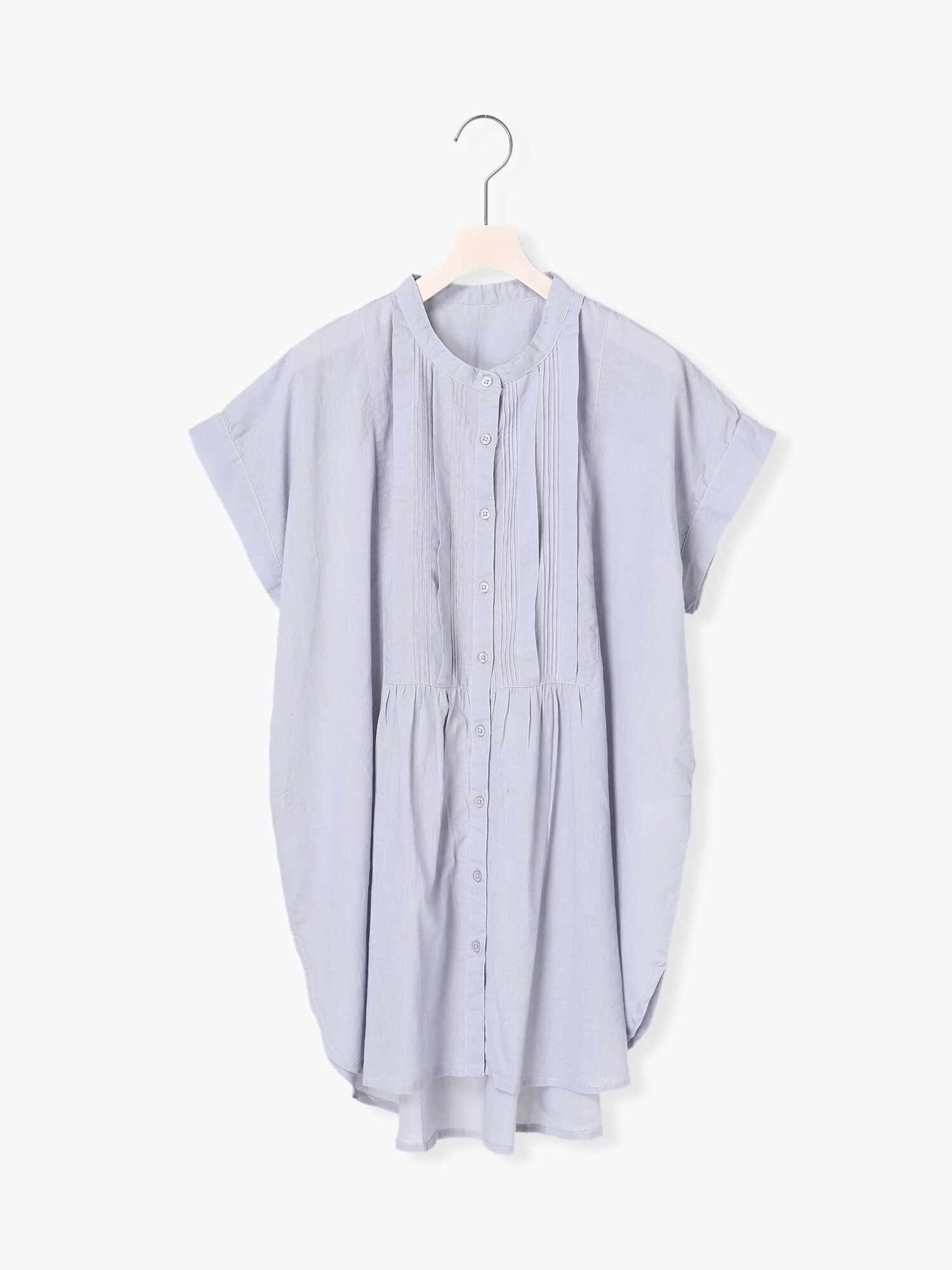 セール ピンタックチュニックブラウス オフホワイト チャコールグレー ラベンダー トップス Melan Cleuge Women メランクルージュ ウィメン 公式通販