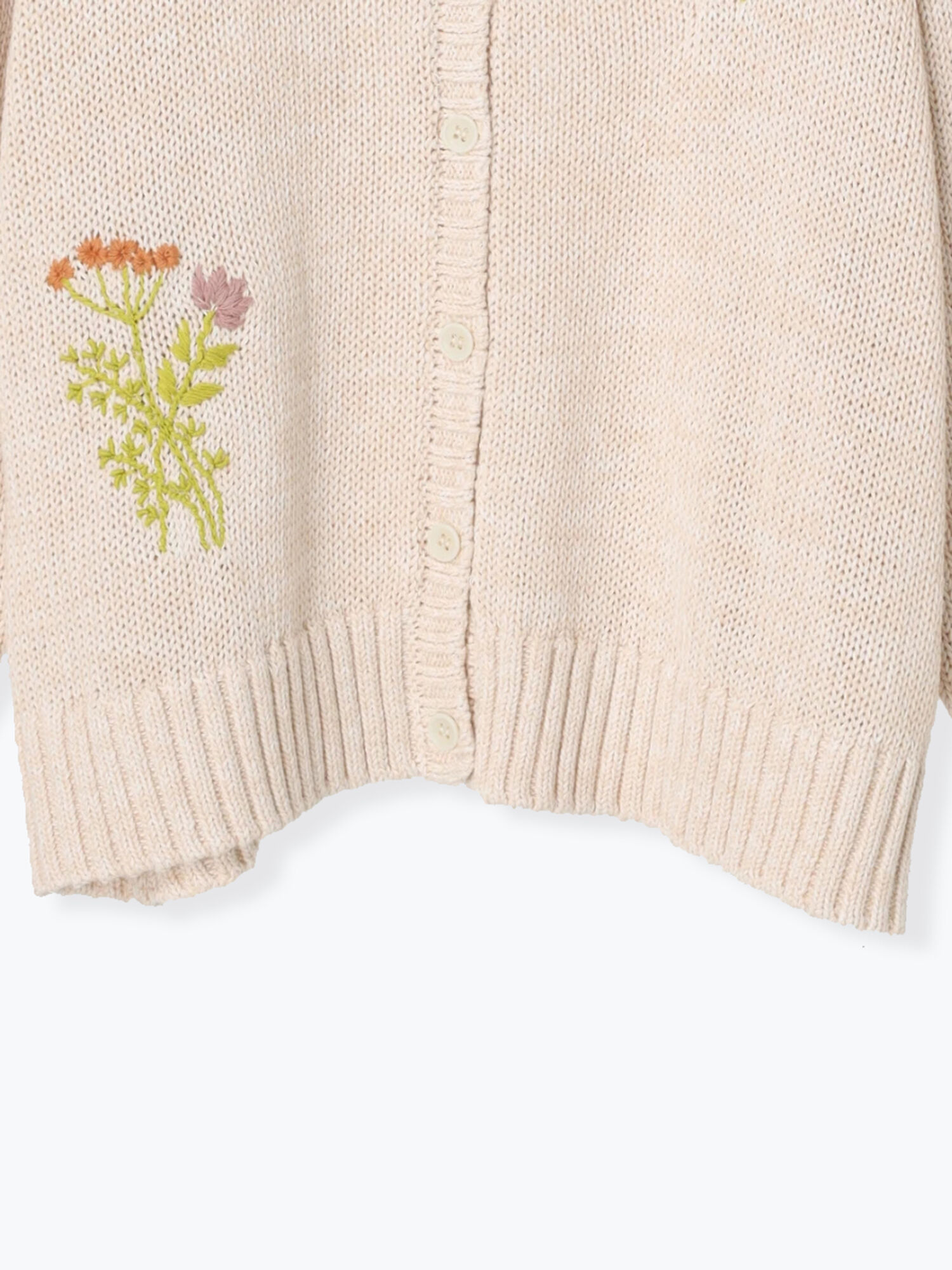 Sm2 Tsuharu花柄ハンド刺繍カーディガン 新品タグ付