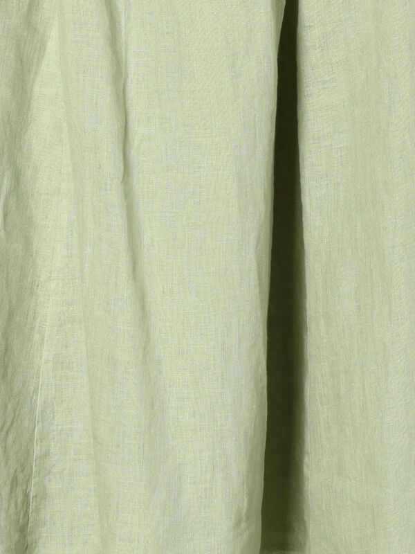 リネンハンカチ刺繍スカート（ベージュ/グリーン/ネイビー/ボトムス ...