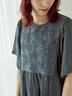 メッシュビーズ刺繍ワンピース（オフホワイト/ブラック/グリーン）｜TSUHARU by Samansa Mos2（ツハルバイサマンサモスモス）通販
