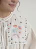 【WEB限定 Sサイズ】刺繍襟付き鉱物顔料染めワンピース（オフホワイト/ピンク/ベージュ）｜TSUHARU by Samansa Mos2（ツハルバイサマンサモスモス）通販