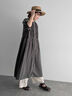 【WEB限定 Sサイズ】【WACLOTH】フリル切替ワンピース（チャコールグレー/ベージュ/グリーン）｜TSUHARU by Samansa Mos2（ツハルバイサマンサモスモス）通販
