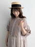 【WEB限定 Sサイズ】【WACLOTH】フリル切替ワンピース（チャコールグレー/ベージュ/グリーン）｜TSUHARU by Samansa Mos2（ツハルバイサマンサモスモス）通販