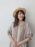 【WEB限定 Sサイズ】【WACLOTH】フリル切替ワンピース（チャコールグレー/ベージュ/グリーン）｜TSUHARU by Samansa Mos2（ツハルバイサマンサモスモス）通販