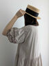 【WEB限定 Sサイズ】【WACLOTH】フリル切替ワンピース（チャコールグレー/ベージュ/グリーン）｜TSUHARU by Samansa Mos2（ツハルバイサマンサモスモス）通販