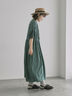 【WEB限定 Sサイズ】【WACLOTH】フリル切替ワンピース（チャコールグレー/ベージュ/グリーン）｜TSUHARU by Samansa Mos2（ツハルバイサマンサモスモス）通販