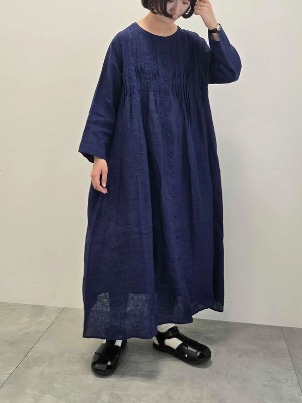 セール】【WEB限定 Sサイズ】ノースリピンタックワンピース