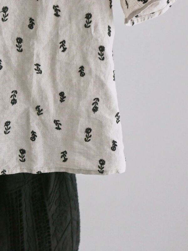 TSUHARU タグ付き！ ツハル 刺繍 ブラウス フリー TSUHARU by Samansa
