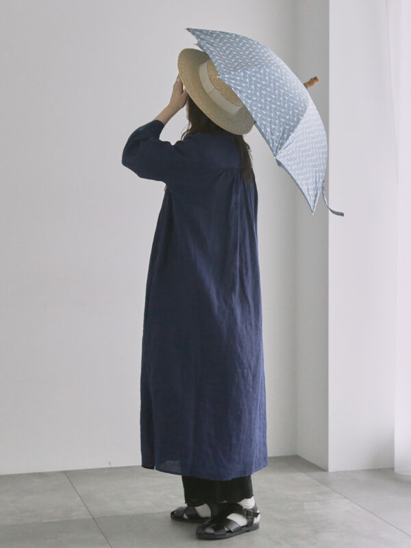 WEB限】三角模様の晴雨兼用日傘（グレー/ベージュ/ブルー/雑貨/その他