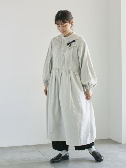 ☆新品☆　ツハル　TSUHARU by SM2　綿麻ワイドワンピース TSUHARU by Samansa Mos2（ツハルバイサマンサモスモス）の「綿