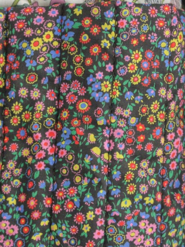 LIBERTY】パッチワークキルトジャケット（レッド/キナリ/アウター