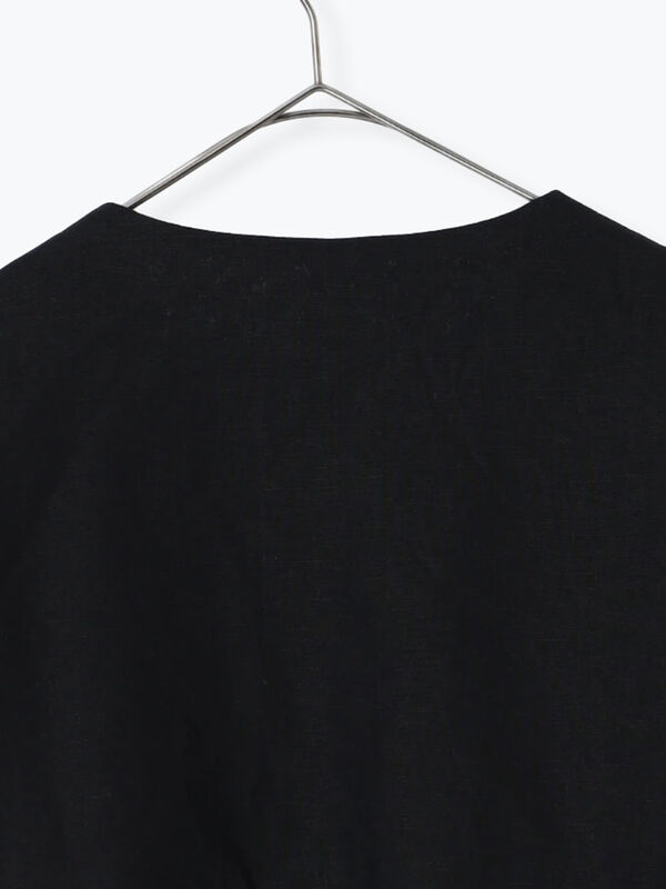 セール】 アンティーク風ブローチ付きジャケット（ブラック/キナリ