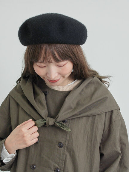三角巾付きWボタンコート（モカ/グリーン）｜TSUHARU by Samansa Mos2（ツハルバイサマンサモスモス）通販