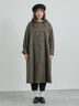 三角巾付きWボタンコート（モカ/グリーン）｜TSUHARU by Samansa Mos2（ツハルバイサマンサモスモス）通販
