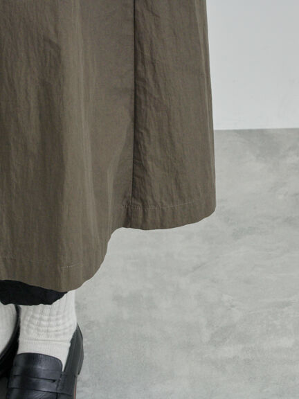 三角巾付きWボタンコート（モカ/グリーン）｜TSUHARU by Samansa Mos2（ツハルバイサマンサモスモス）通販