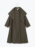三角巾付きWボタンコート（モカ/グリーン）｜TSUHARU by Samansa Mos2（ツハルバイサマンサモスモス）通販