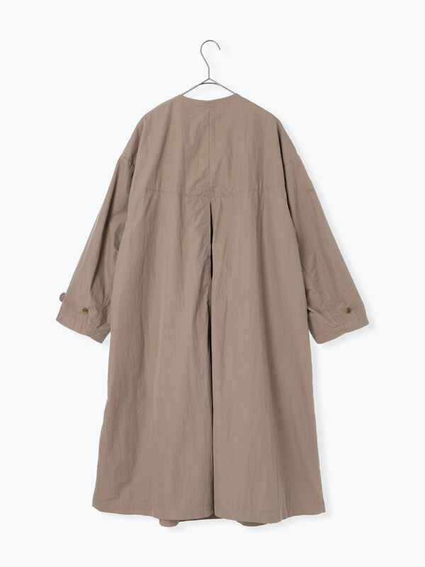 三角巾付きWボタンコート（モカ/グリーン/アウター/コート ）| TSUHARU