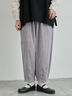 コットンジャカードコクーンパンツ（オフホワイト/グレー/ブラック）｜TSUHARU by Samansa Mos2（ツハルバイサマンサモスモス）通販