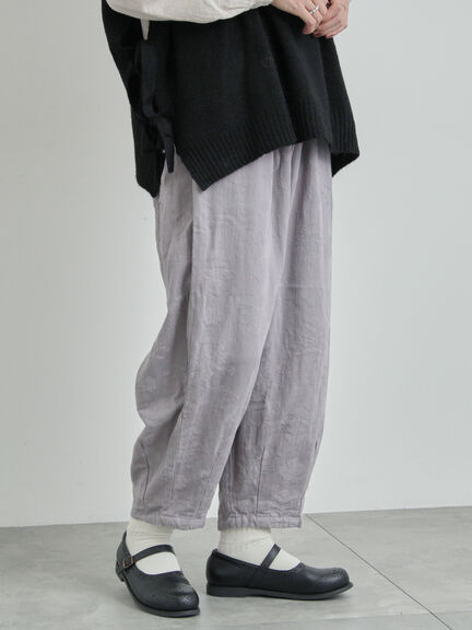 コットンジャカードコクーンパンツ（オフホワイト/グレー/ブラック）｜TSUHARU by Samansa Mos2（ツハルバイサマンサモスモス）通販