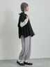 コットンジャカードコクーンパンツ（オフホワイト/グレー/ブラック）｜TSUHARU by Samansa Mos2（ツハルバイサマンサモスモス）通販