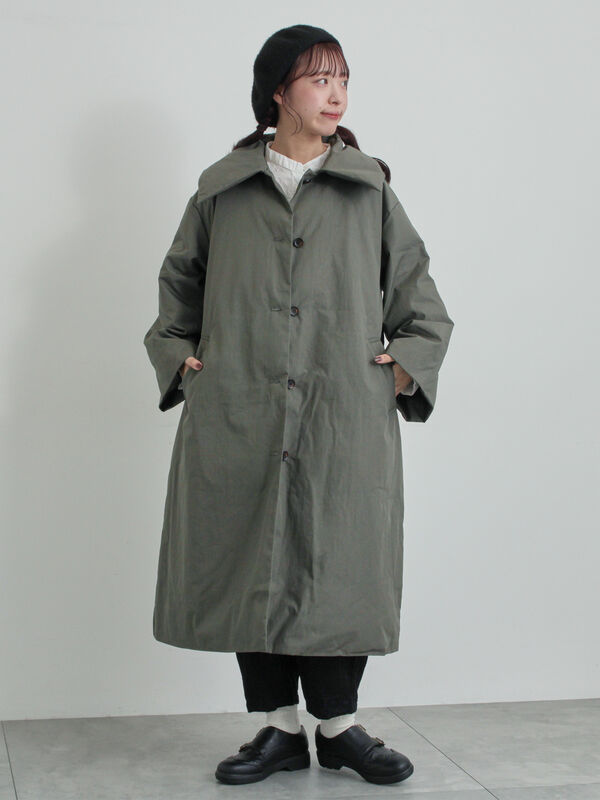 セール】 コットンジャカードコクーンパンツ（オフホワイト/グレー