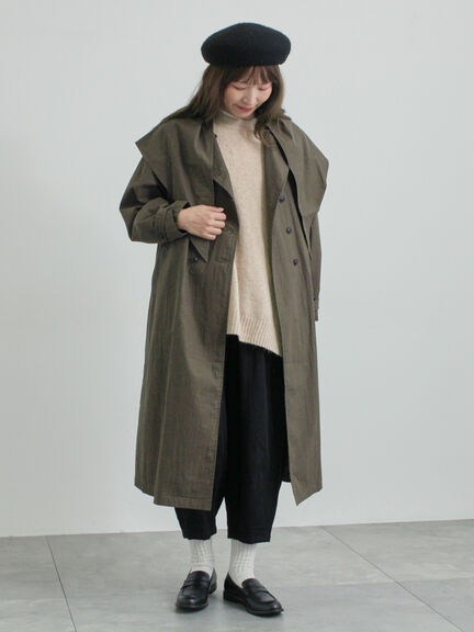 コットンジャカードコクーンパンツ（オフホワイト/グレー/ブラック）｜TSUHARU by Samansa Mos2（ツハルバイサマンサモスモス）通販