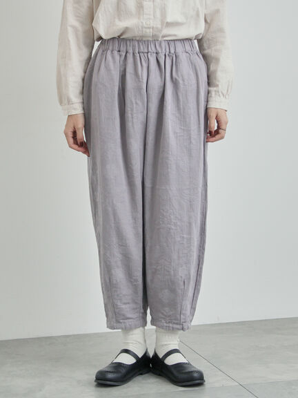 コットンジャカードコクーンパンツ（オフホワイト/グレー/ブラック）｜TSUHARU by Samansa Mos2（ツハルバイサマンサモスモス）通販