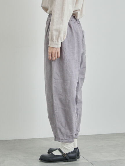 コットンジャカードコクーンパンツ（オフホワイト/グレー/ブラック）｜TSUHARU by Samansa Mos2（ツハルバイサマンサモスモス）通販