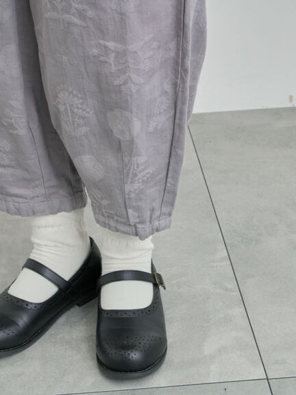 コットンジャカードコクーンパンツ（オフホワイト/グレー/ブラック）｜TSUHARU by Samansa Mos2（ツハルバイサマンサモスモス）通販